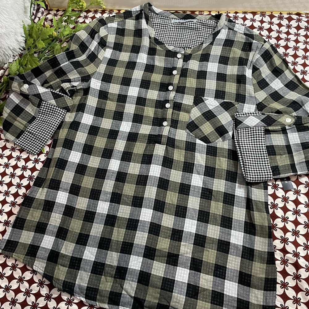 Buffalo check women Tunic